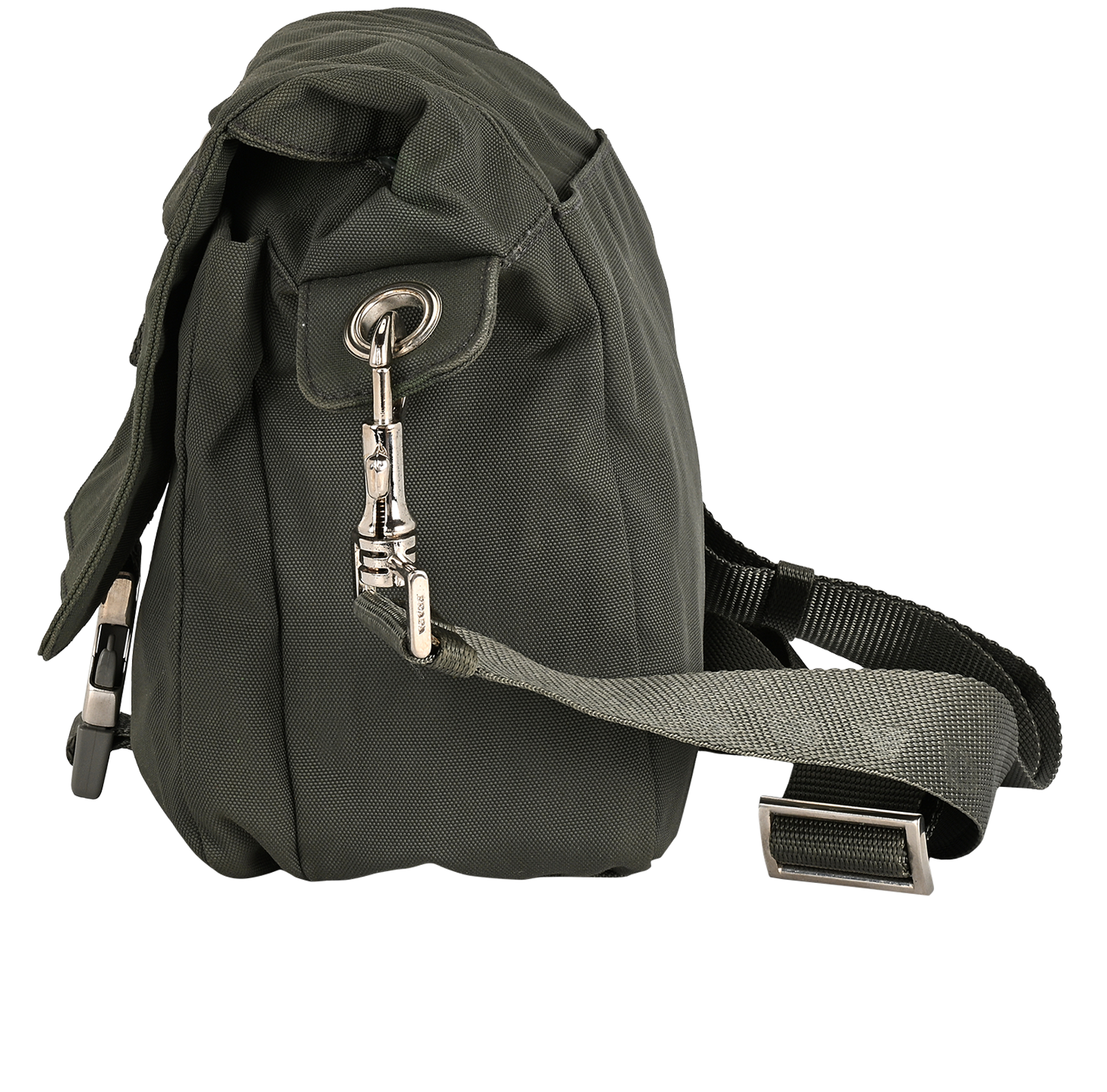 Prada Sport Shoulder Bag, &pound;280, Handbags, Khaki, Fabric, Bottom view